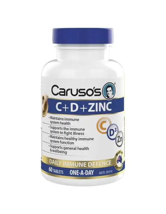 Caruso's C + D + Zinc Tabs 60