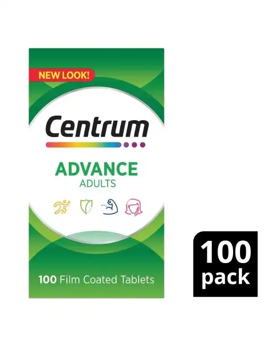 Centrum Advance For Adults 100 Tablets