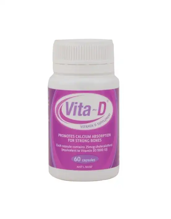 Vita-D Vitamin D3 Supplement 60 Capsules