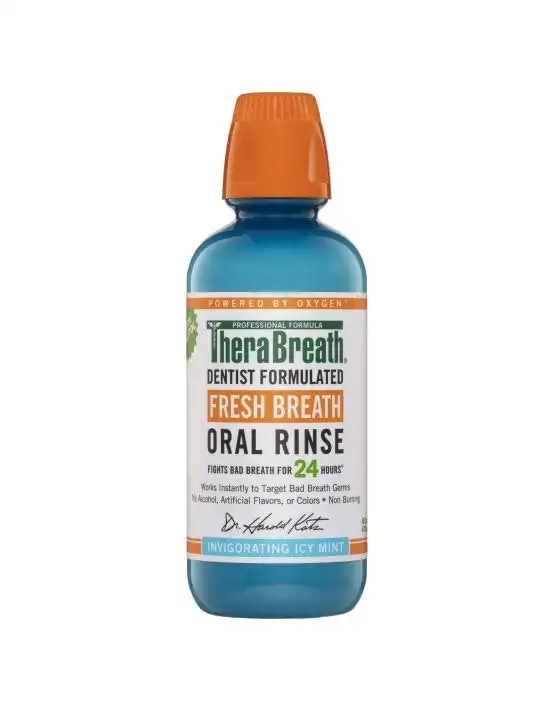 Therabreath Icy Mint Oral Rinse 473ml
