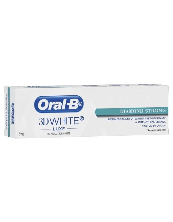 Oral B 3DWhite Luxe Diamond Strong Toothpaste 95g