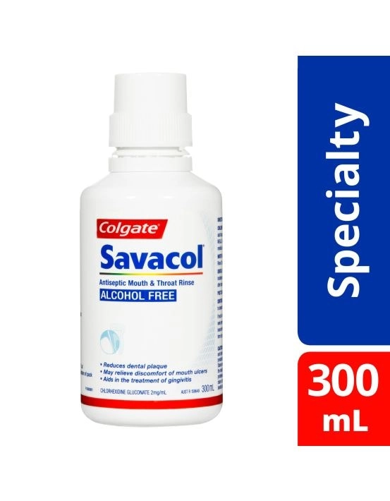 Colgate Savacol Alcohol Free Mouth Rinse 300ml