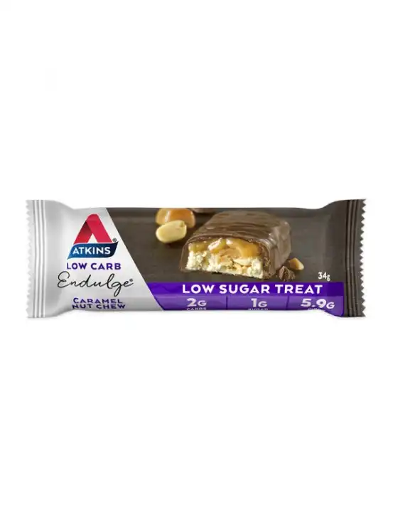 Atkins Endulge Caramel Nut Chew Bar 34g