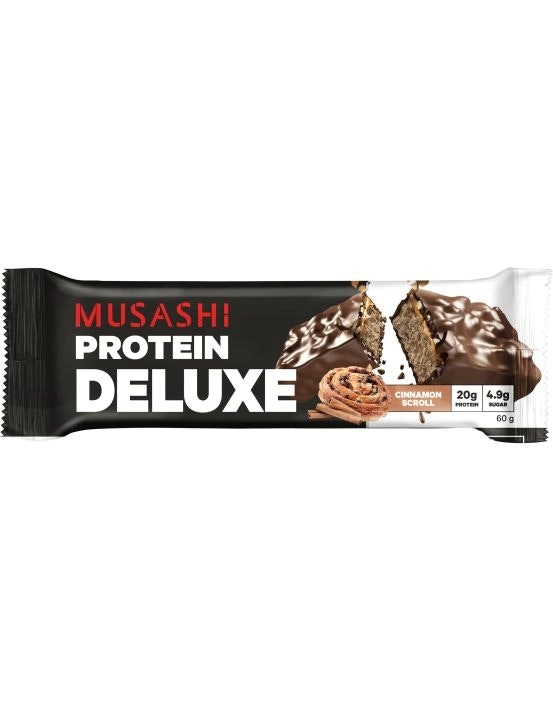 Musashi Deluxe Protein Bar Cinnamon Scroll 60g