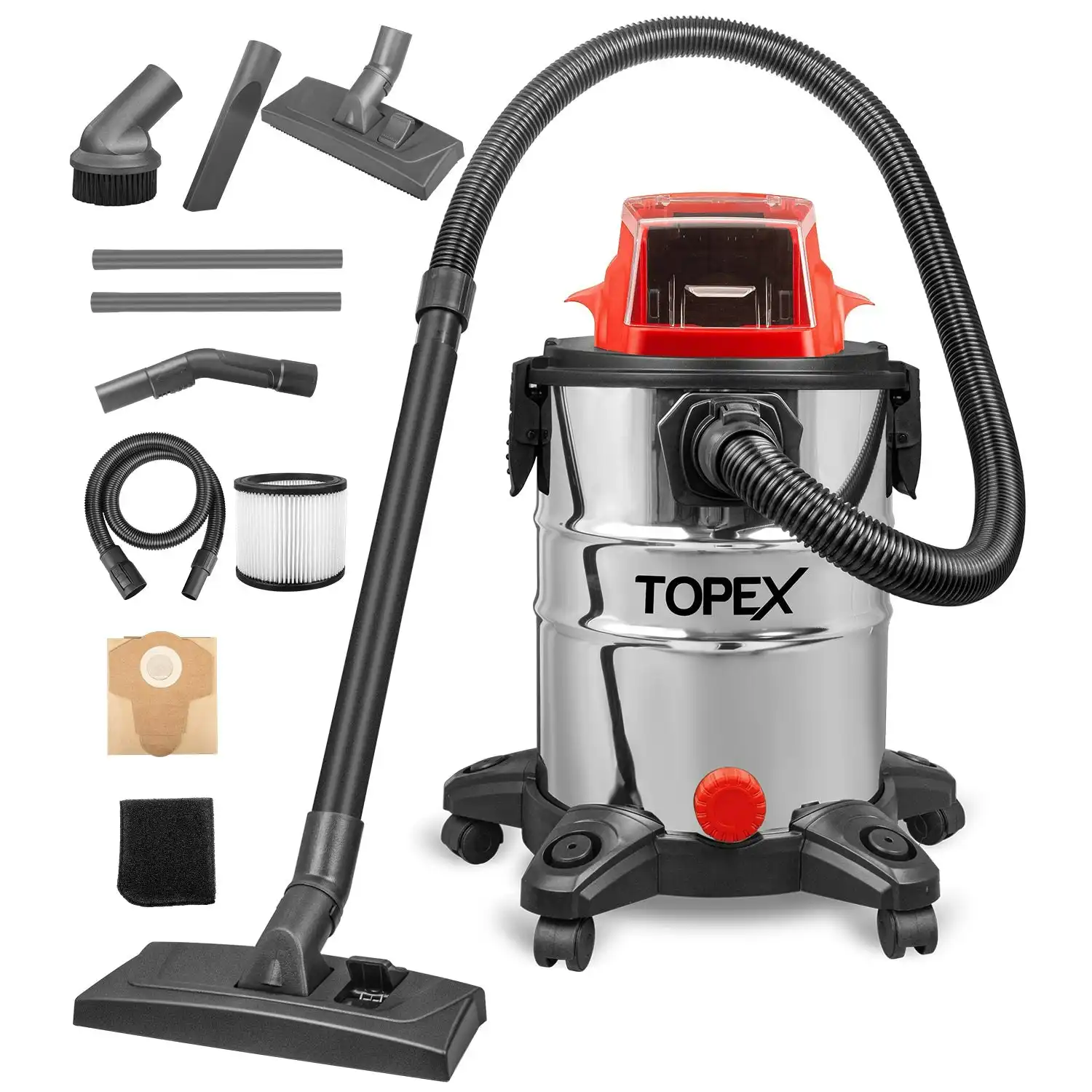 Topex 20V 25L Wet & Dry Vacuum Cleaner & Blower Skin Only without Battery
