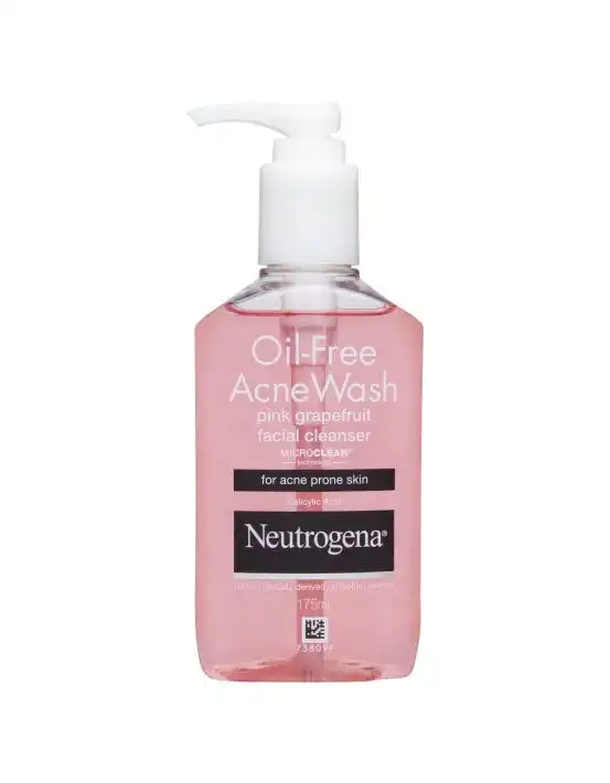 Neutrogena Oil Free Acne Pink Grapefruit Cleanser 175ml