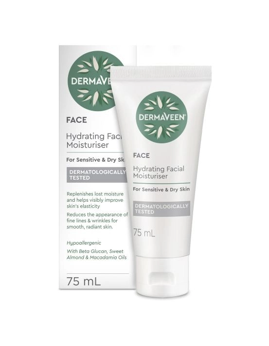 DermaVeen Hydrating Facial Moisturiser 75mL