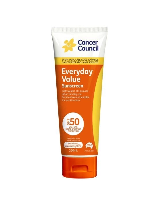 Cancer Council SPF 50+ Everyday Value Sunscreen 250ml