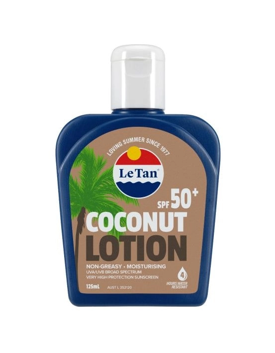 Le Tan Coconut Lotion SPF50+ 125mL