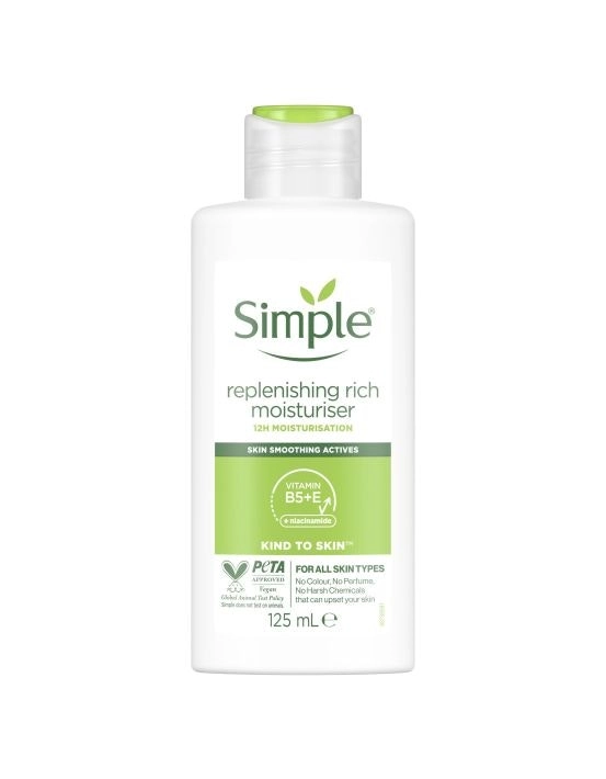 Simple Kind To Skin Rich Moisturiser Replenishing 125ml