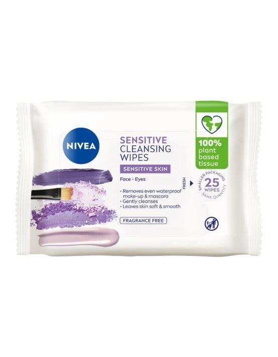 Nivea Sensitive Facial Cleansing Wipes 25