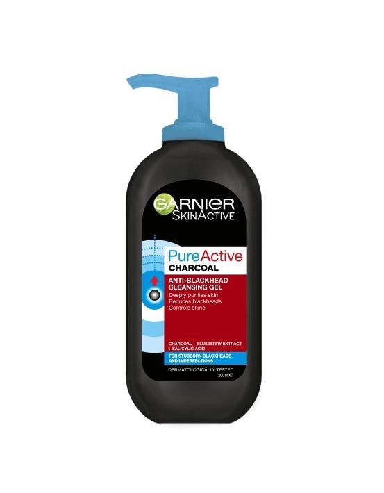 Garnier Pure Active Charcoal Cleansing Gel 200ml