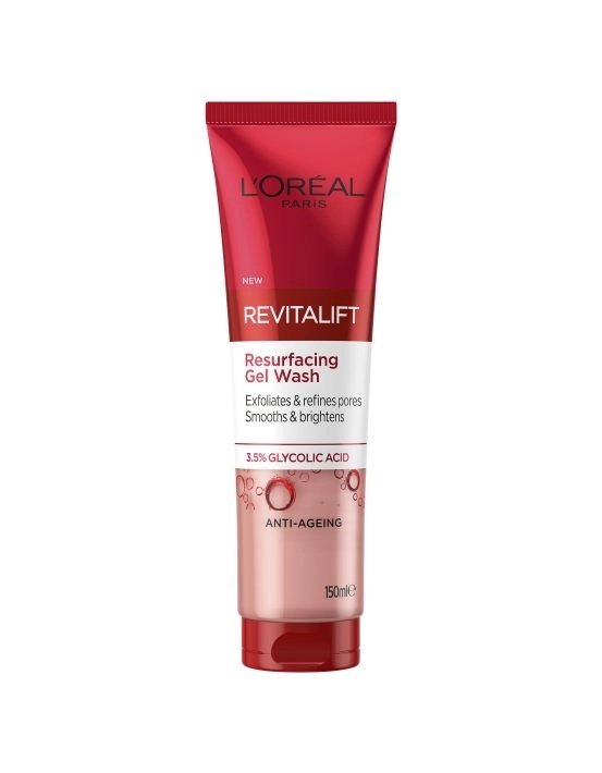 L'Oreal Revitalift Laser 3.5% Glycolic Acid Resurfacing Gel Wash 150ml