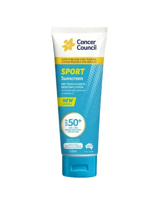 Cancer Council Sport Dry Touch Sunscreen SPF50+ 110ml
