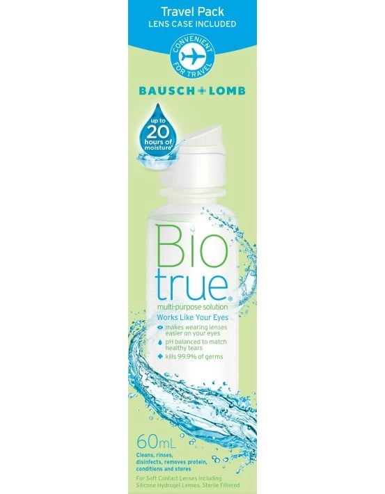 Bausch & Lomb BioTrue Multi-Purpose Travel Pack 60ml