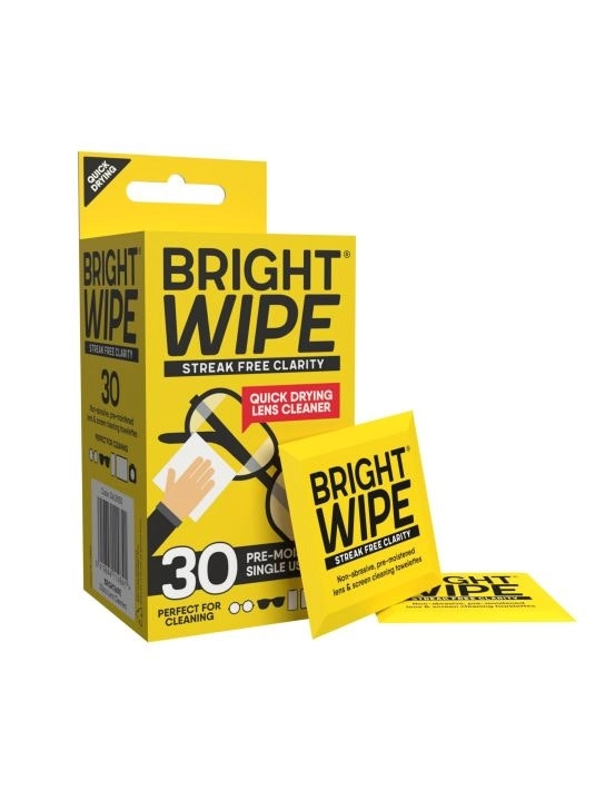 Brightwipe Lens Cleaning Wipes 30 Pack