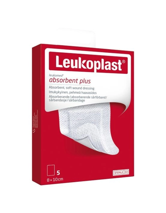 Leukoplast Leukomed Dressing 8 x 10cm 5 Pack