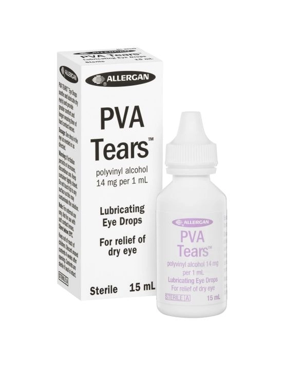 PVA Tears Lubricating Eye Drops 15mL