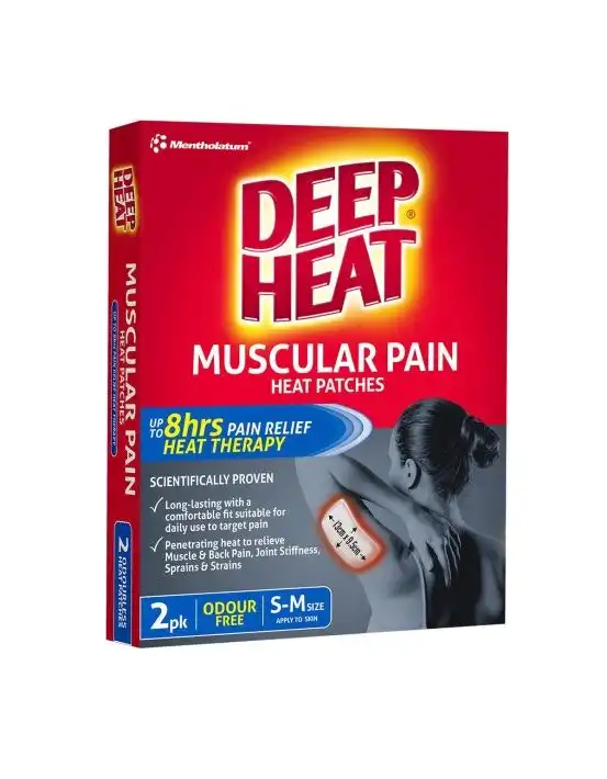 Deep Heat Muscular Pain Patches 2 pk