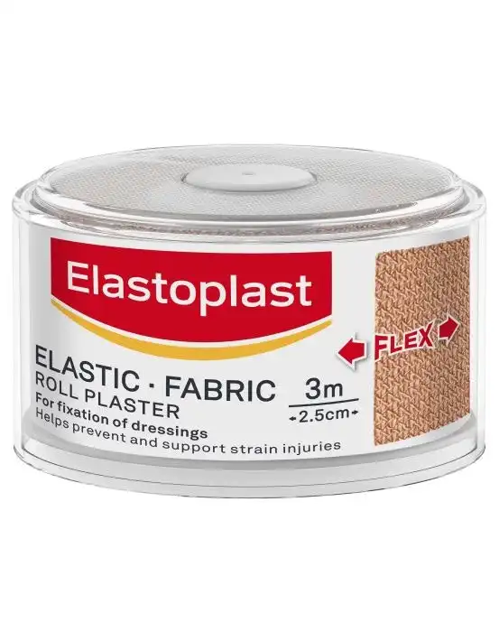 Elastoplast Tapes Elastic Fabric Roll Plaster 2.5cm x 3m