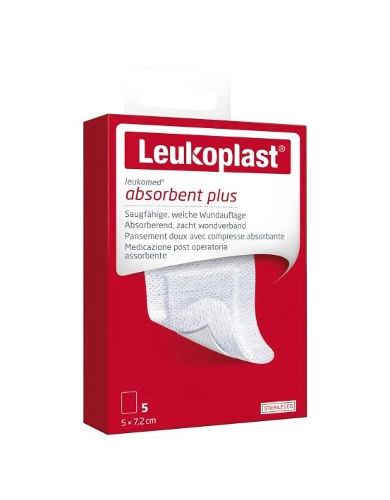 Leukomed T Plus Sterile 5cm x 7.2cm 5 Pack