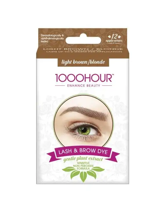 1000 Hour Plant Based Dye Kit Light Brown