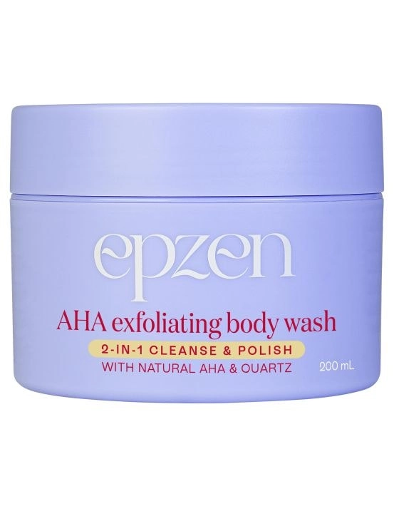 EpZen AHA Exfoliating Wash With Natural AHA & Quartz 200ml