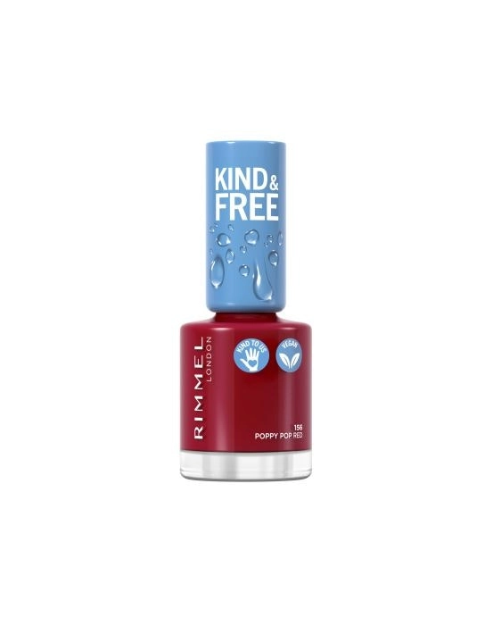 Rimmel Kind & Free Nail Polish #156 Poppy Pop Red