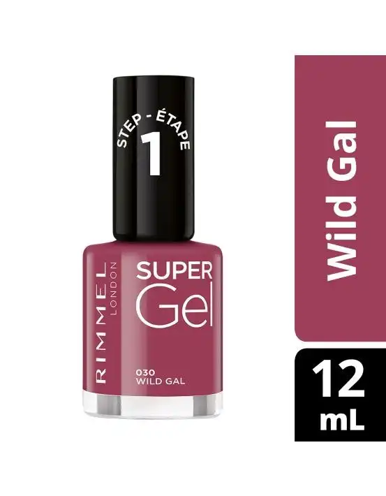 Rimmel Super Gel Nail Polish 030 Wild Gal