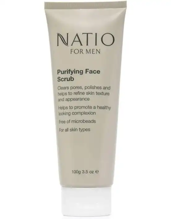 Natio For Men Purifying Face Scrub