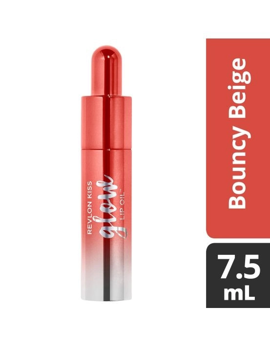 Revlon Kiss Glow Lip Oil Bouncy Beige