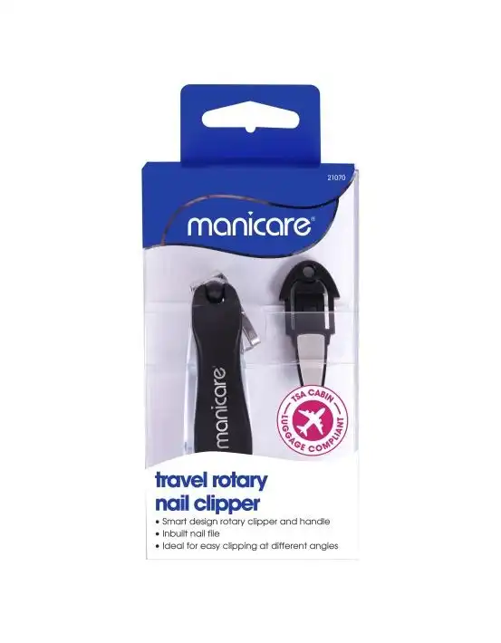 Manicare Travel Rotary Nail Clipper 1 Pack