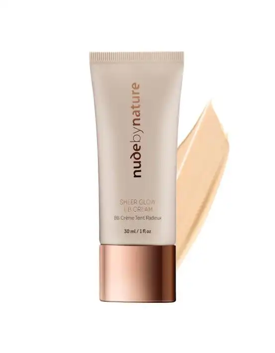 Nude by Nature Sheer Glow Bb Cream 30mL 01 Porcelain