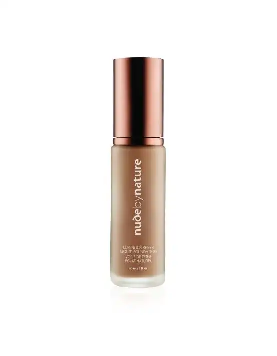 Nude by Nature Luminous Sheer Liquid Foundation C3 Cafe 30mL