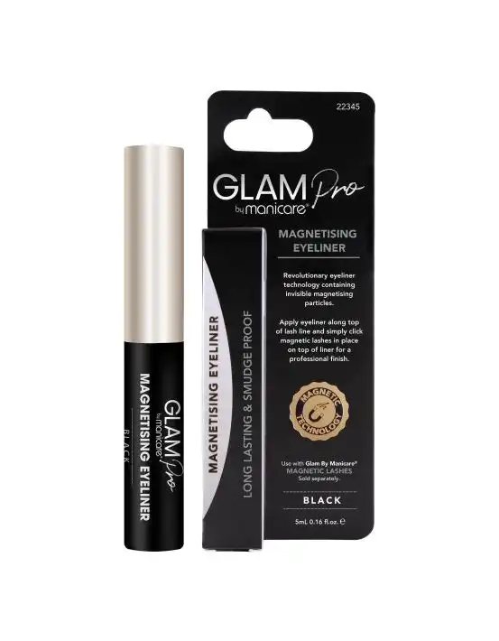 Glam Pro by Manicare Magnetising Eyeliner Black 5mL