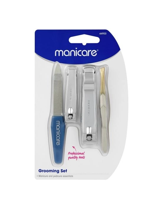 Manicare Manicure and Pedicure Grooming Set 4 Piece 