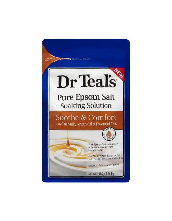 Dr Teal's Epsom Salt Oat Milk & Argan Oil 1.36kg