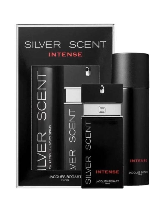 Jacques Bogart Silver Scent Intense Eau De Toilette 100ml 2 Piece Set