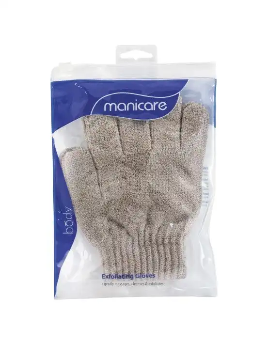 Manicare Brown Exfoliating Gloves