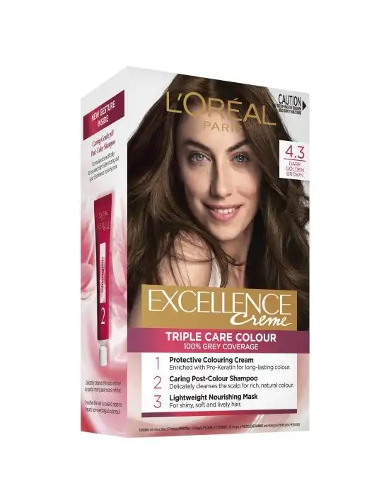 L'Oreal Excellence 4.3 Dark Golden Brown