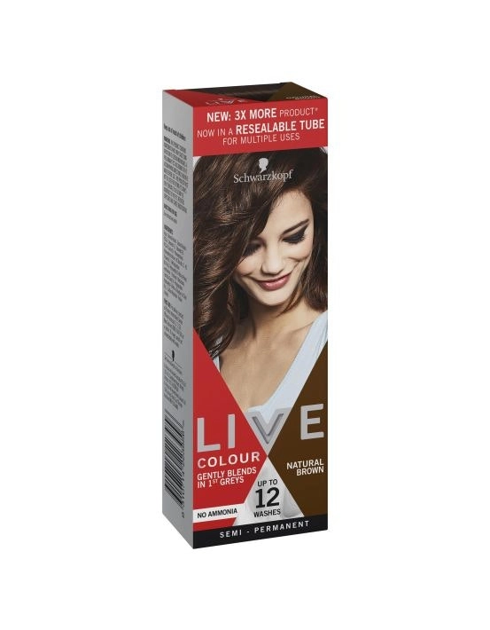 Schwarzkopf Live Colour Natural Brown 75ml