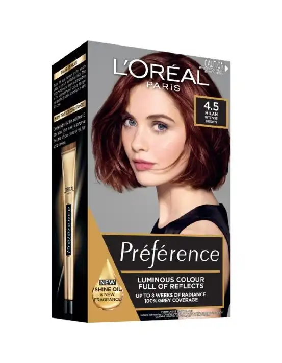 L'Oreal Preference Hair Colour 4.5 Milan