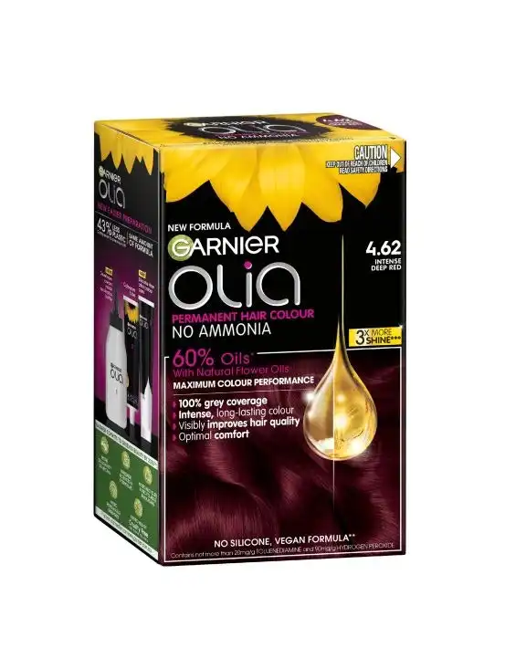 Garnier Olia 4.62 Intense Deep Red No Ammonia Permanent Hair Colour