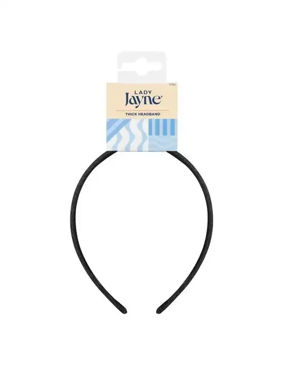 Lady Jayne Thick Satin Headband 1 Pack