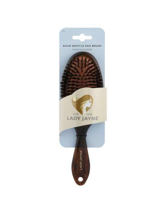 Lady Jayne Large Boar Bristle Pad Brush