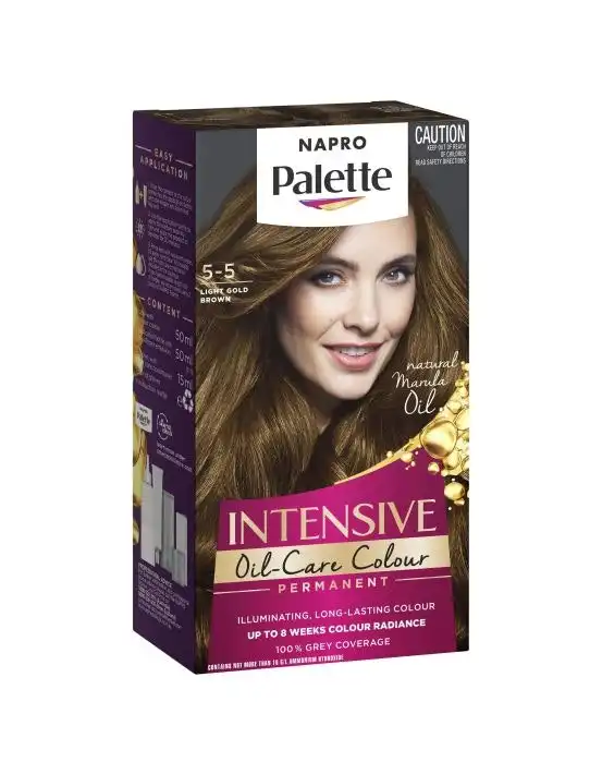 Napro Palette Permanent Hair Colour 5-5 Light Gold Brown