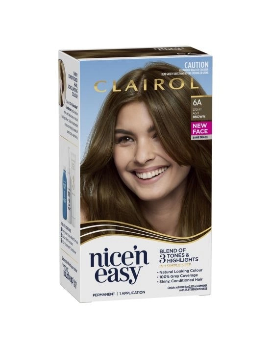 Clairol Nice 'N Easy 6a Natural Light Ash Brown