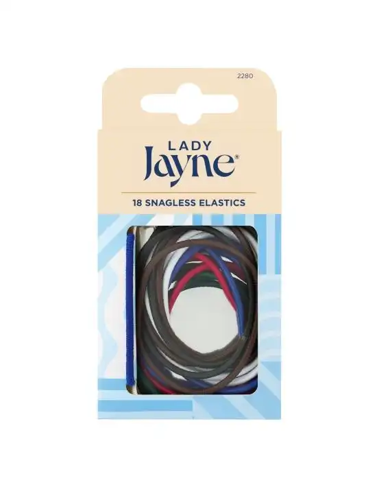 Lady Jayne Snagless Elastics 18 Pack