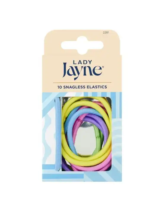 Lady Jayne Snagless Thick Elastics 10 Pack