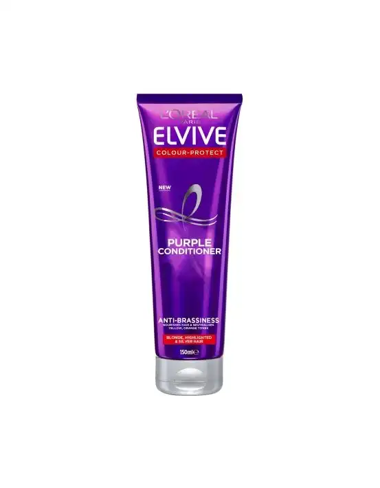 L'Oreal Elvive Colour Protect Purple Conditioner For Coloured Hair 150mL